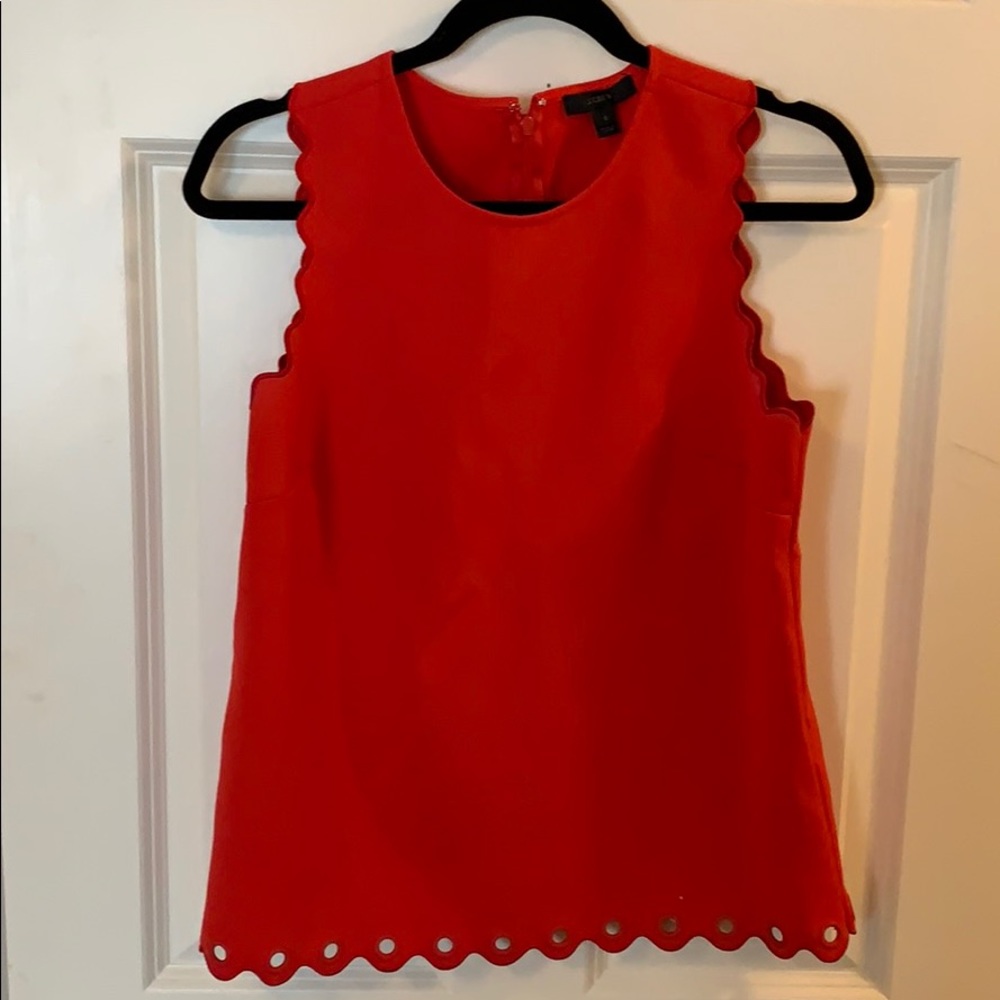 Red JCrew tank top